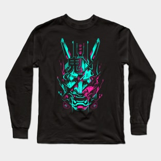 Glitch Oni Demon Long Sleeve T-Shirt